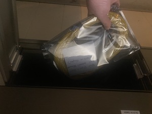 A package for Arend: 30m of fiber, 2x Intel branded SFP+, for Qupra