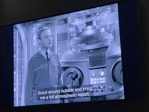 Lost in Space from 1965, 4:3, analog film, black and white