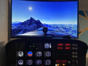 Flying from Bern to Annecy over the alps.