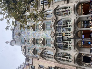 Gaudi's artwork in the city landscape cannot be ignored in Barcelona, Catalonia.