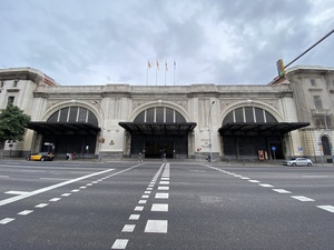 The train station of Francia just north of Barceloneta, Barcelona, Catalonia.