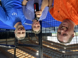Johny, Mari and me after an hour's worth of Padel. That was good fun, let's do it again!