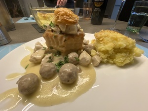 The Vol au Vent is delicious - thank you, Marina!