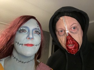 Marina's Sally and my Zipper-face